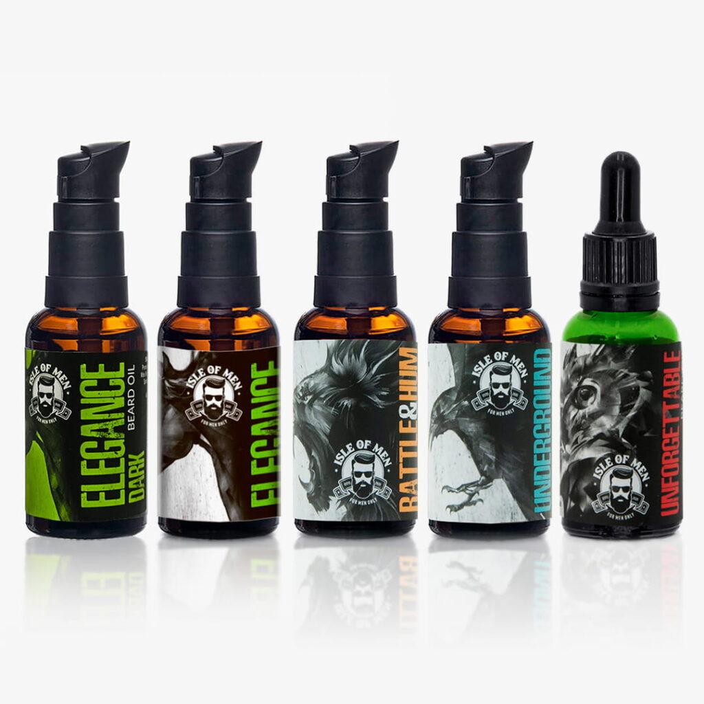 Zestaw 5 olejków do brody mix (5x30ml)